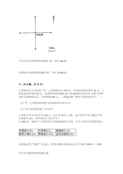 小学毕业班数学检测题（真题汇编）.docx