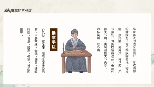 中医推拿传统医学传承中医药文化PPT模板