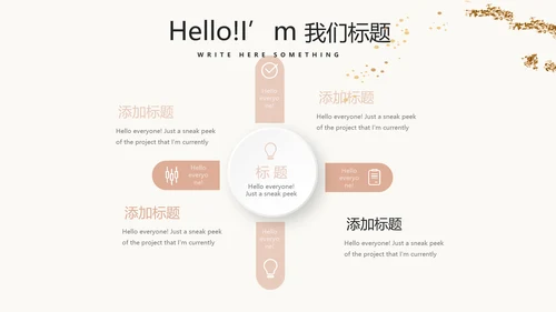 手绘彩妆宣传动态PPT
