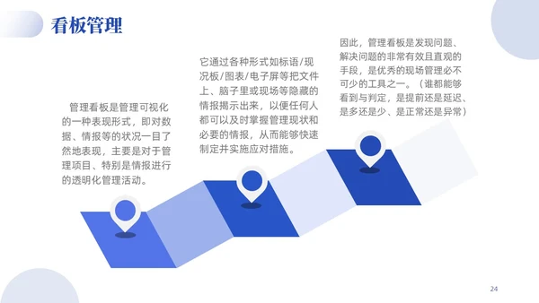 蓝色紫色渐变实拍风简约商务目视化管理企业管理员工培训PPT