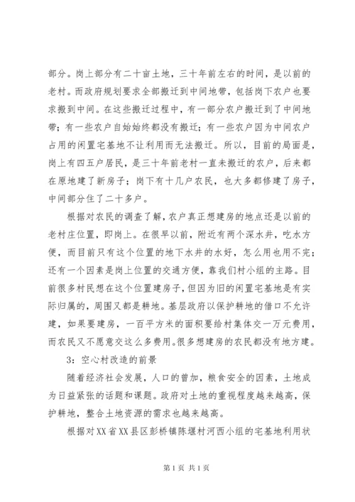 山区乡镇空心村调研报告 (5).docx