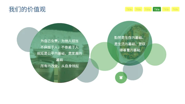 绿色清新风格企业介绍通用PPT模板