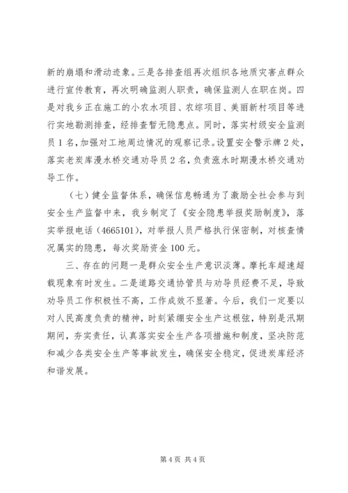 乡镇安全隐患大整治工作的工作总结.docx