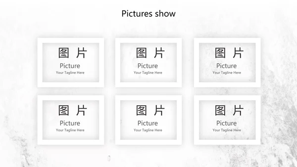 黑白创意复古音乐主题动态PPT模板