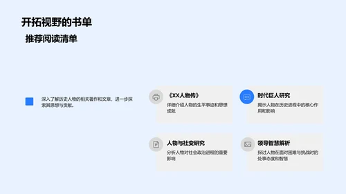 历史名人解析PPT模板