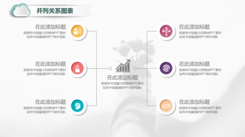 彩色微立体商务年终总结汇报通用PPT模板