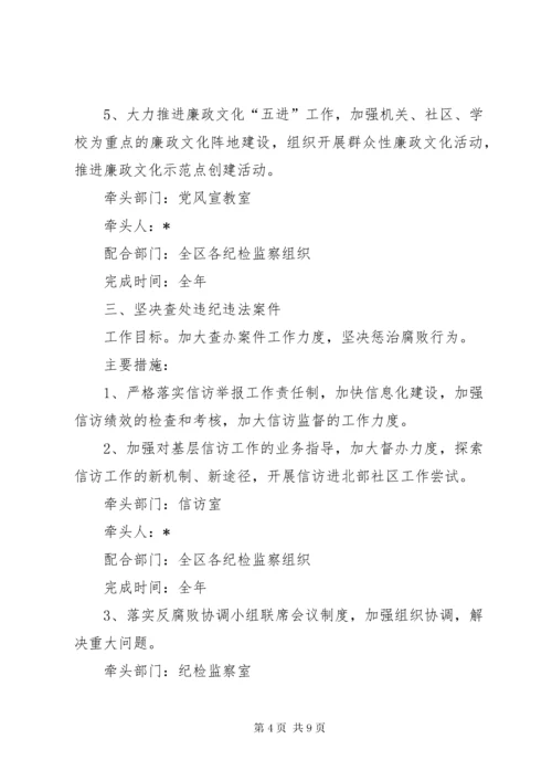 区纪委监察局工作意见.docx