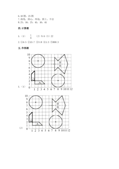 小学数学六年级上册期末卷带答案（黄金题型）.docx
