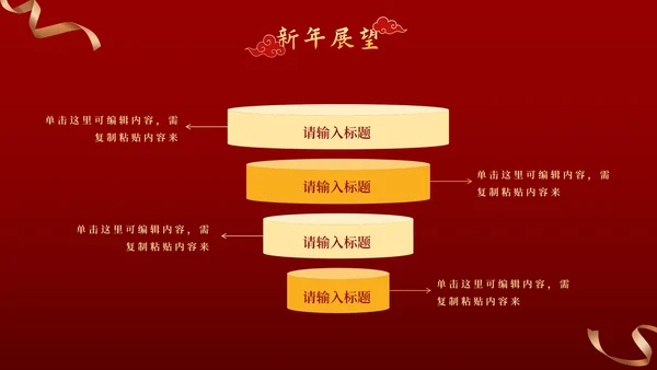 新春虎年公司企业年会PPT模板