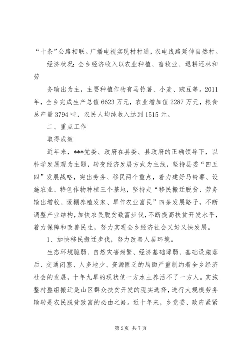 省级重点示范镇进进展情况汇报 (4).docx