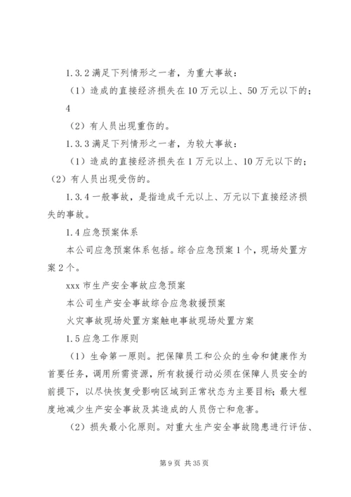 铸造企业安全生产综合应急预案.docx