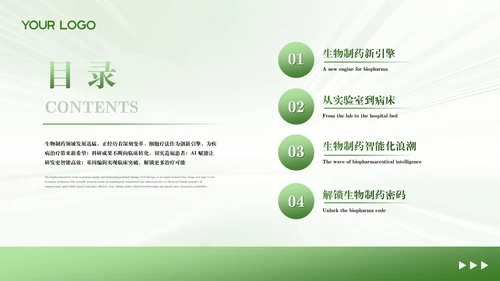 不同版式设计目录PPT模板2