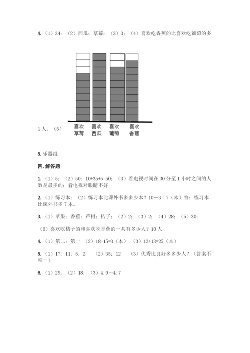 人教版二年级下册数学第一单元-数据收集整理-测试卷【夺冠】.docx