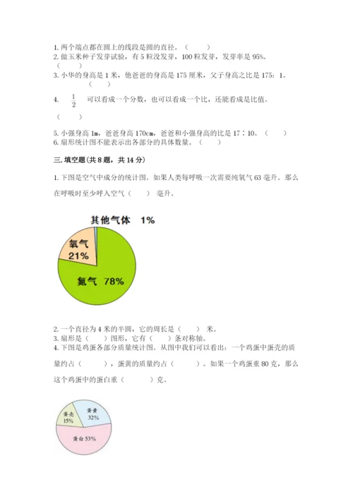 小学六年级数学上册期末考试卷含答案【基础题】.docx