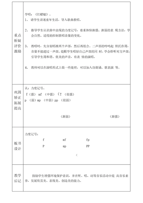 五年级下册音乐教案田园交响曲