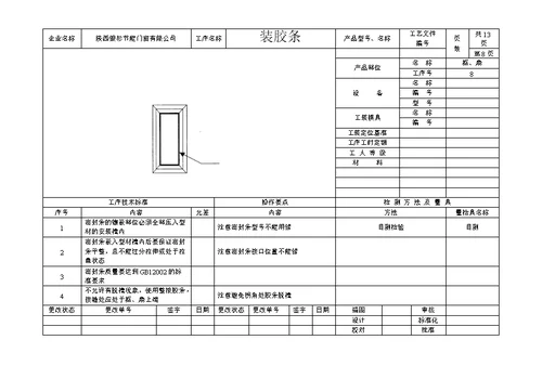 陕西银杉节能门窗有限责任公司铝合金制作及安装工艺流程图