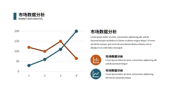 海岸线欧美杂志风工作汇报通用PPT模板