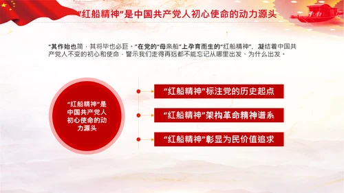红船映初心学习红船精神党课PPT模板