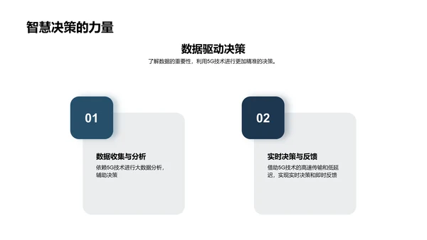 5G技术的商务应用PPT模板