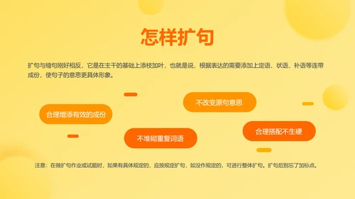 黄色3D立体风小学教育课件