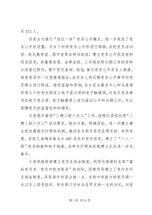 某乡党建工作汇报材料.docx