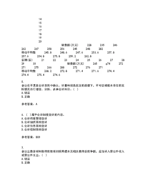 北京理工大学21秋《会计学》原理期末考核试题及答案参考72