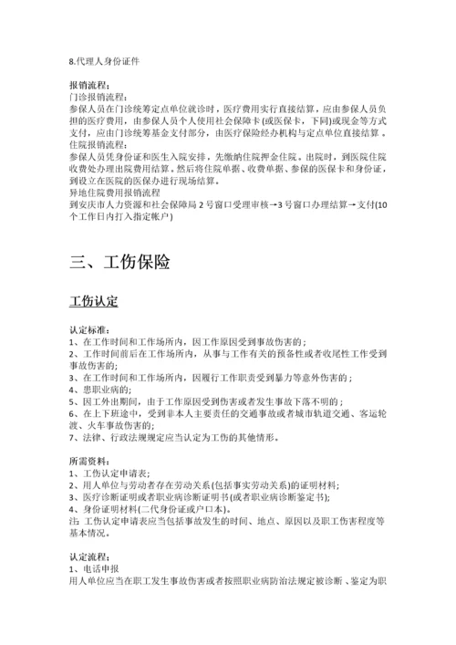 安庆市五险一金办事指南.docx