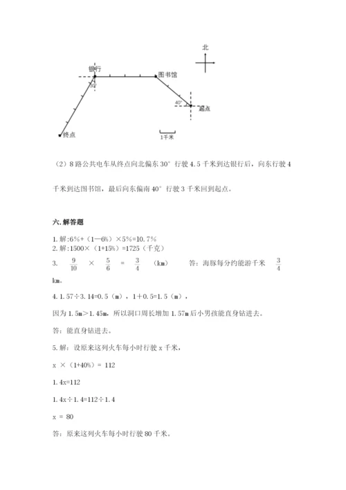 小学数学六年级上册期末测试卷（b卷）word版.docx