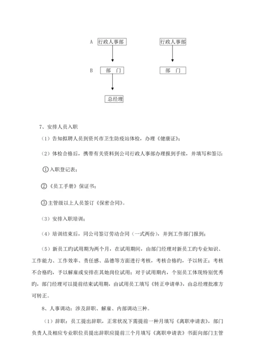 公司行政人事部管理新版制度.docx