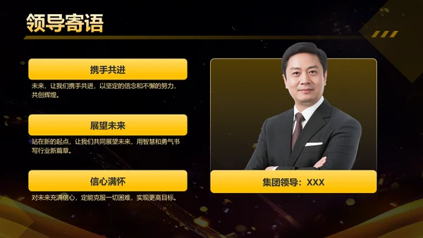 黄色黑金风表彰大会颁奖仪式PPT模板