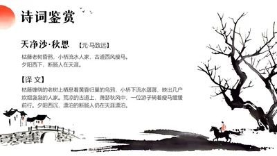 黑色水墨风古诗词讲解