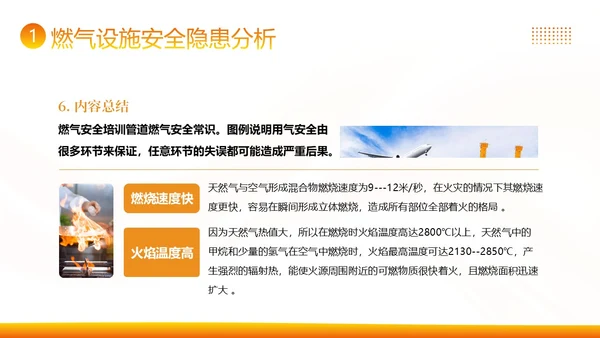 管道燃气安全常识高温安全生产知识培训PPT课件