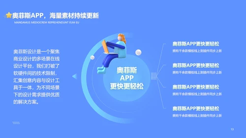3D蓝色毕业答辩创业计划