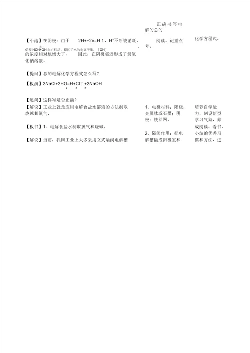 高二化学教学中渗透德育教案2