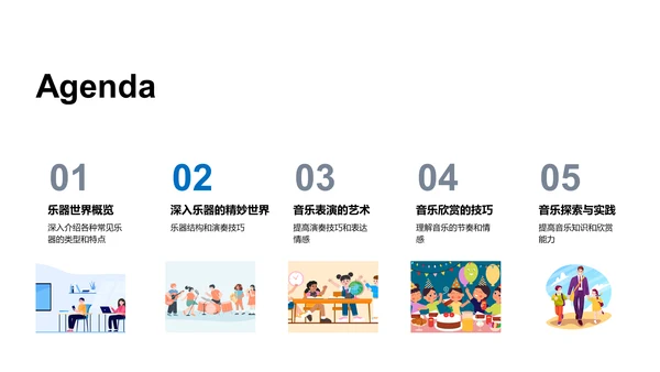 初中音乐课演讲PPT模板
