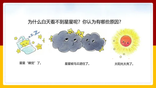 可爱卡通小学数学数星星PPT课件