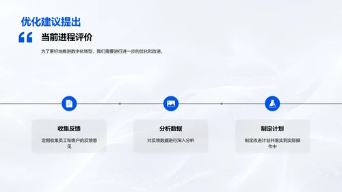 数字化转型述职报告PPT模板