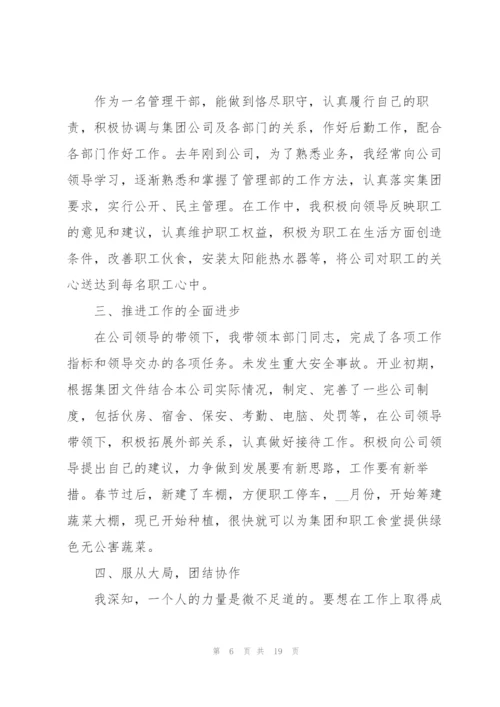 销售经理个人的述职报告.docx