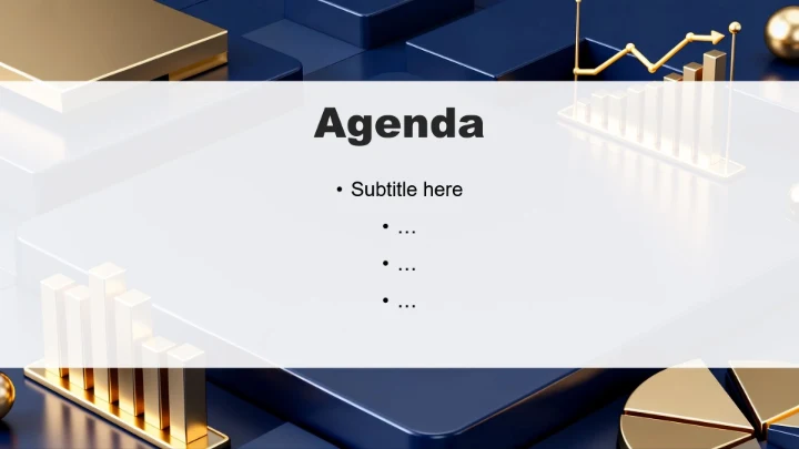 蓝色商务风市场调研报告分析PPT主题模板