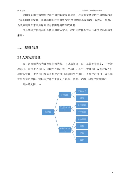 ERP与供应链管理课程实践报告--红木方桌.docx