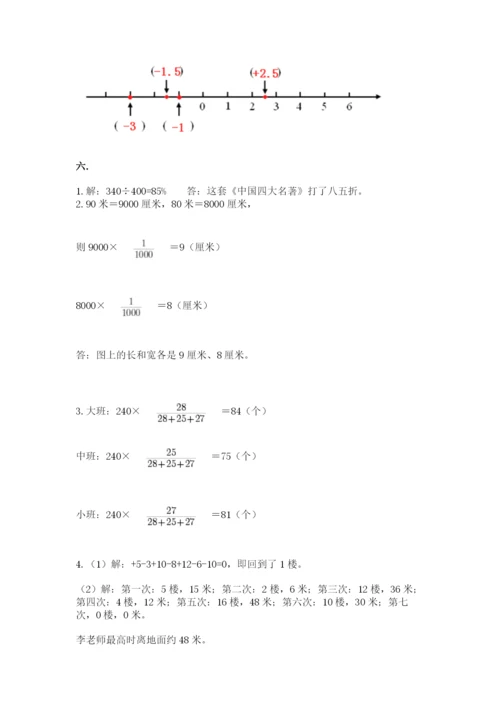 冀教版小升初数学模拟试题附答案（培优a卷）.docx