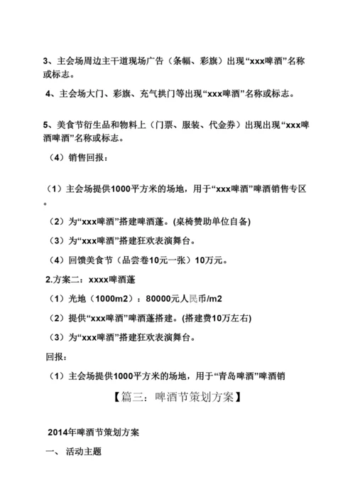 美食啤酒节策划方案.docx