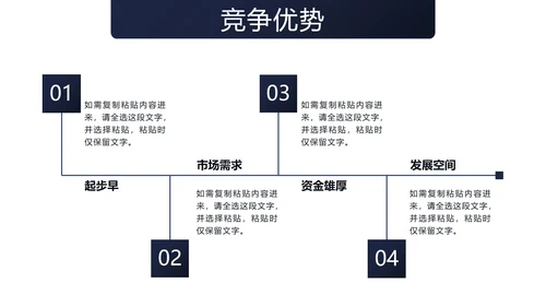 蓝色商务风个人竞聘自我介绍PPT模板