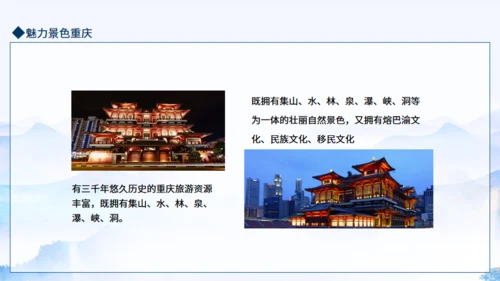 重庆魅力动态通用PPT模板