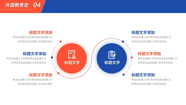 红蓝教育学专业课程公开课件通用PPT模板