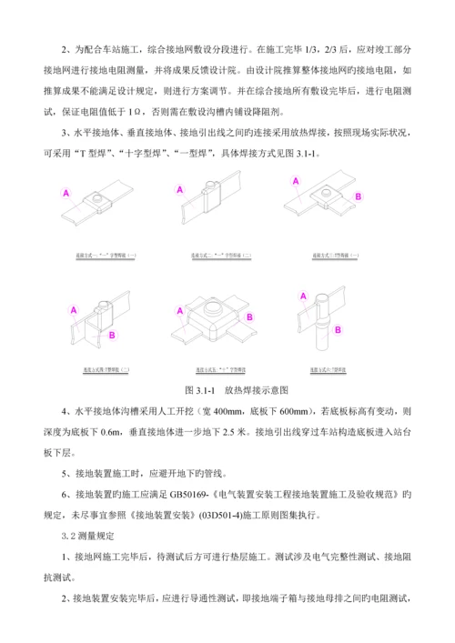 地铁站综合接地及杂散电流综合施工专题方案.docx