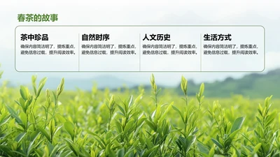 春茶的故事-茶叶PPT