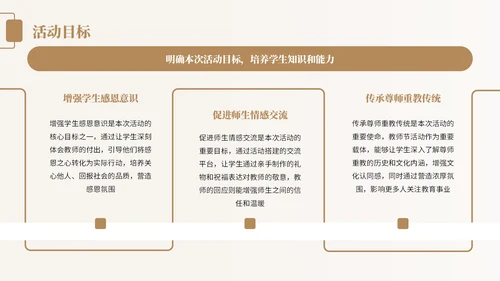 橙色中国风教师节感恩宣传PPT