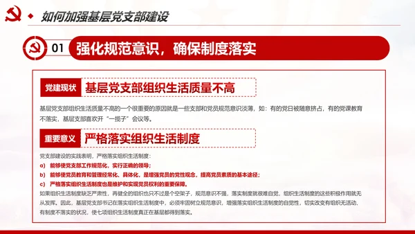 2020党政机关基层党支部党建工作报告述职述廉PPT