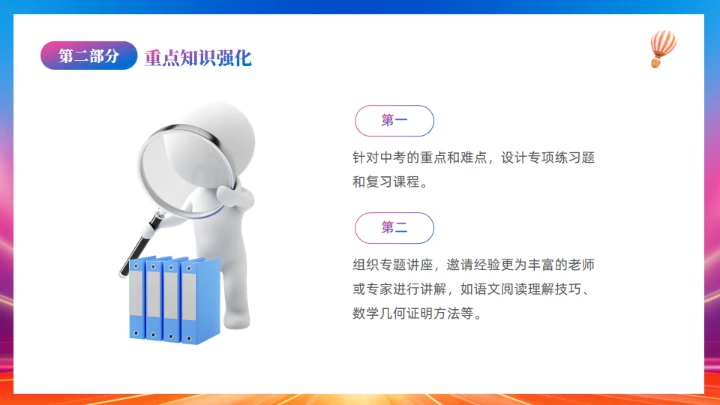 中考高考倒记时奋战百日班主任会议通用PPT模板